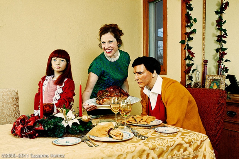 Mine! In bed with a dummy