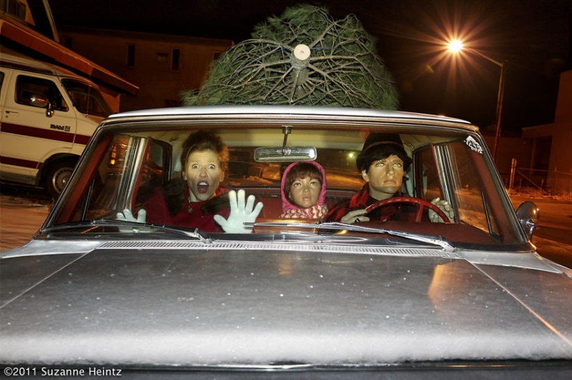 Mine! In bed with a dummy