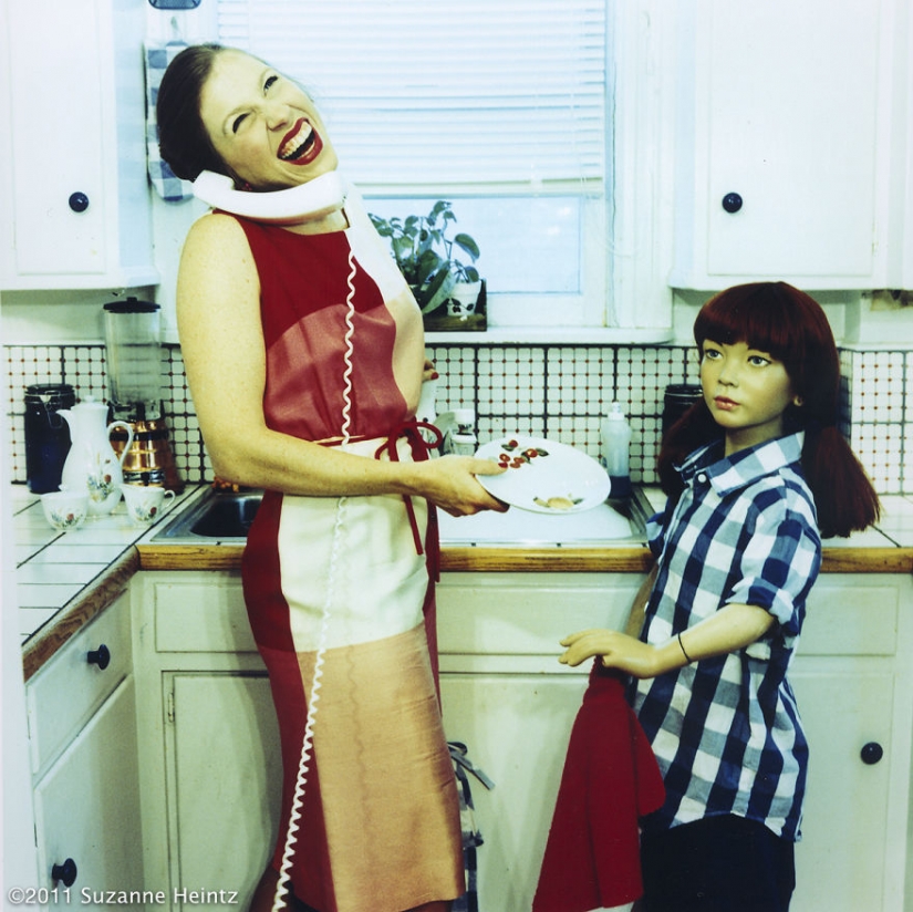 Mine! In bed with a dummy