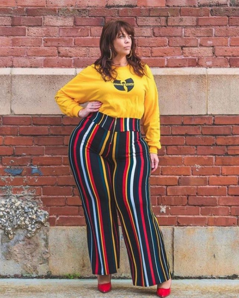 Modelo: más el tamaño de Heather, que condujeron al éxito de la cadera