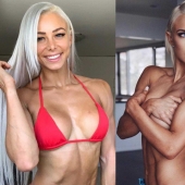 More is better? The Australian woman has achieved the ideal figure, doubling food portions