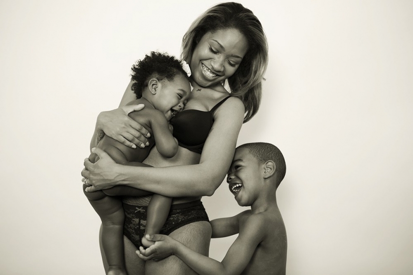 Motherhood more stretch marks and scars: the photocycle of how women fall in love with your body after childbirth
