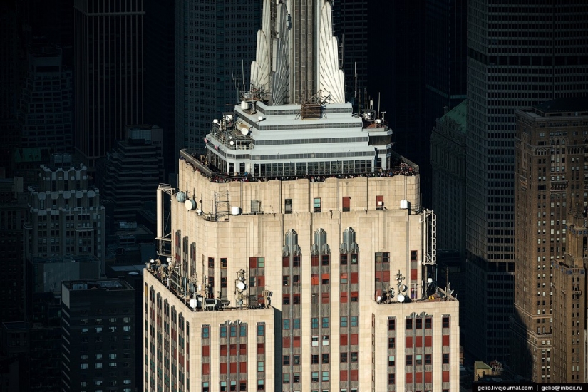 New York from the height of bird flight New York from the height of bird flight