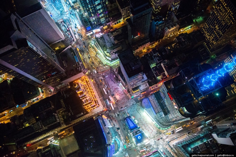 New York from the height of bird flight New York from the height of bird flight