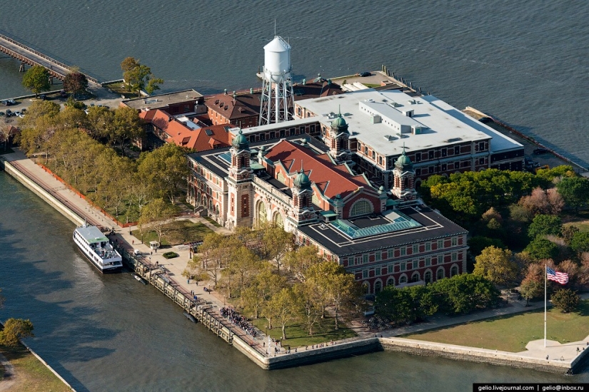 New York from the height of bird flight New York from the height of bird flight