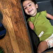 No arms, no legs, no problem: meet the 4-year-old Henry