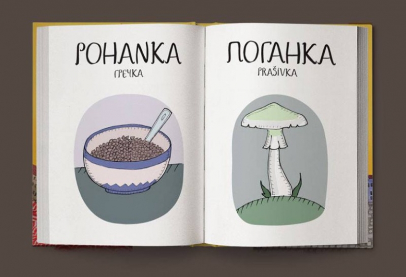 Not "bullshit", and "game room": merry Czech-Russian dictionary in pictures