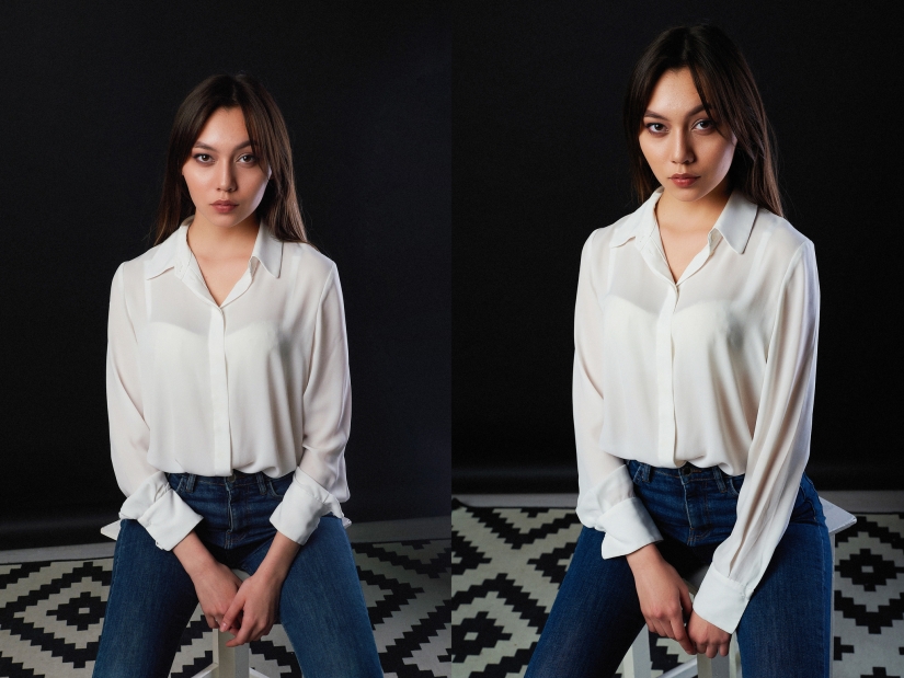 Not in the camera case! Here are pictures of expensive and cheap camera