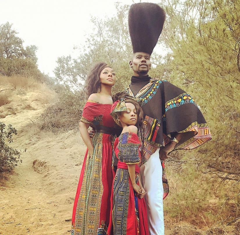 Nube de cabello: benny Harlem — el propietario de las más impresionantes peinados en Instagram