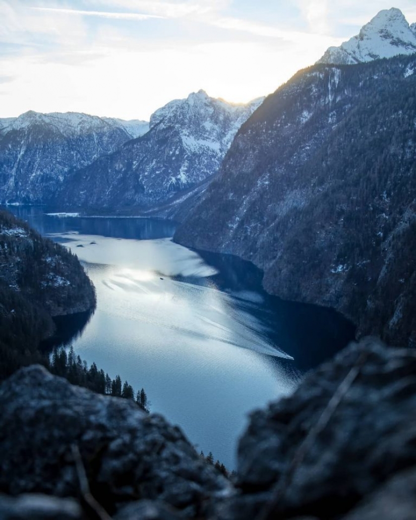 Pacífica paisajes de invierno por el fotógrafo alemán
