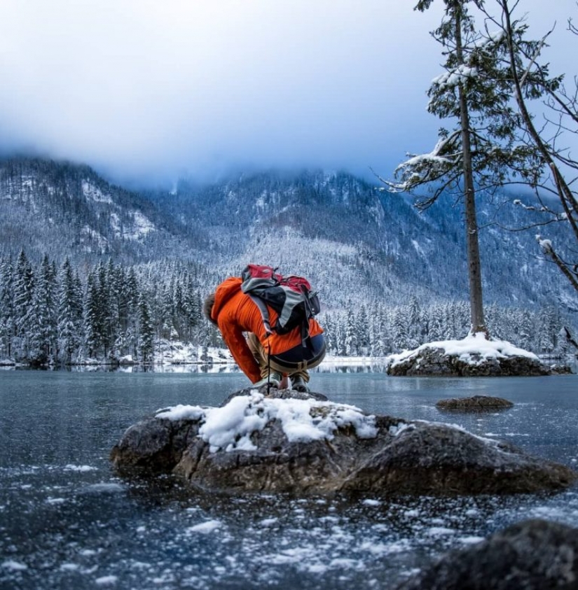 Pacífica paisajes de invierno por el fotógrafo alemán