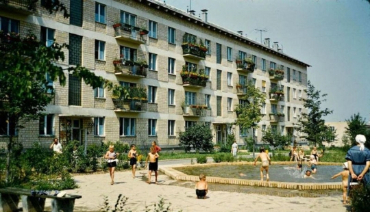 Parecía Khrushchev, cuando tenían que vivir en un bien