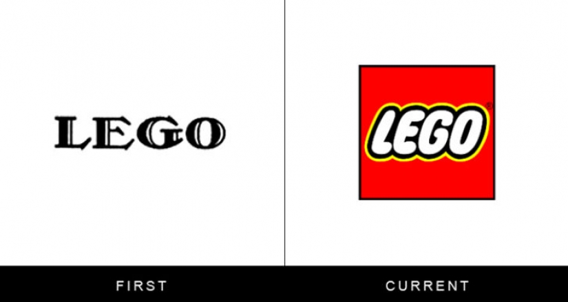 Parecía que el primer logos de marcas famosas