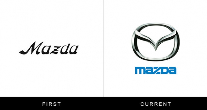 Parecía que el primer logos de marcas famosas