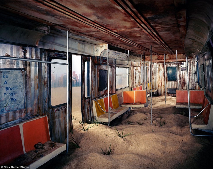 Parece el fin del mundo: el artista hace realista horror miniaturas de un posible post-Apocalipsis