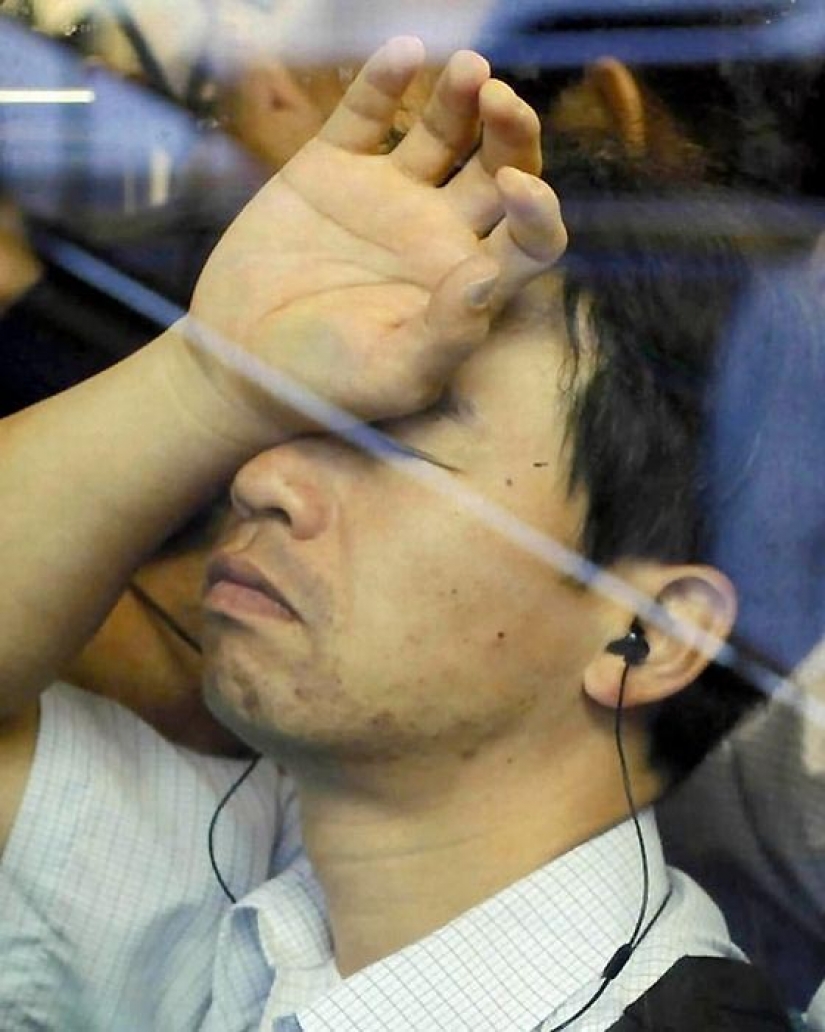 Parece que la costumbre de aplastar en el metro de Tokio