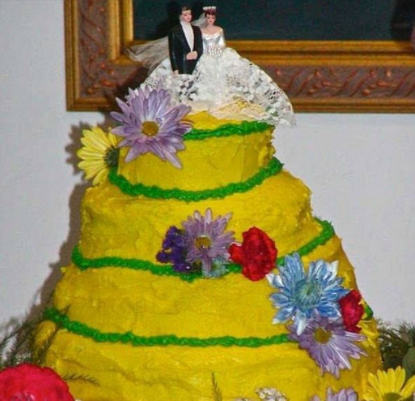 Peor de los pasteles de boda, que traerá lágrimas a cualquier novia