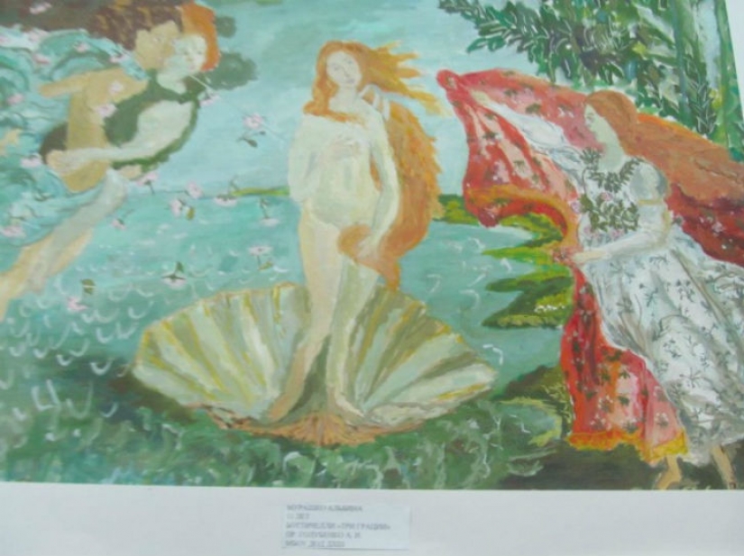 Pequeños genios: los niños reproducen las famosas obras maestras de la pintura