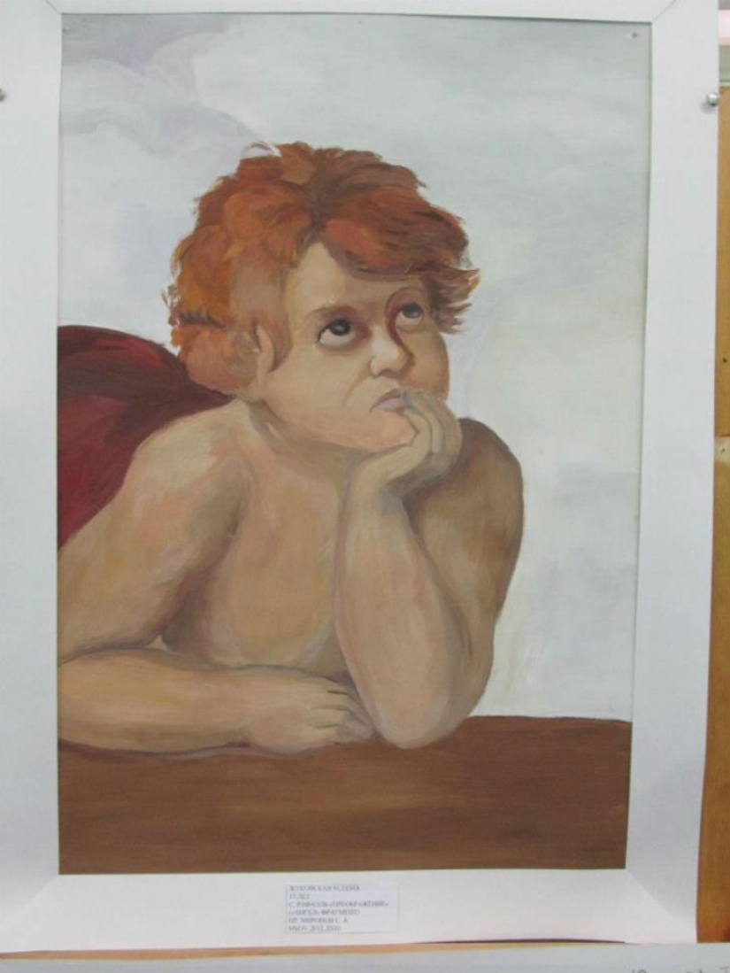 Pequeños genios: los niños reproducen las famosas obras maestras de la pintura