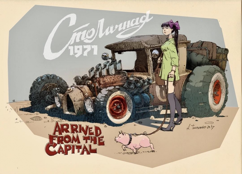 Personalizado Camiones, robots, y la Baba Yaga: ¿cómo funciona la unión Soviética dieselpunk