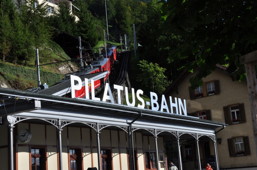 Pilatusbahn — the steepest railway in the world