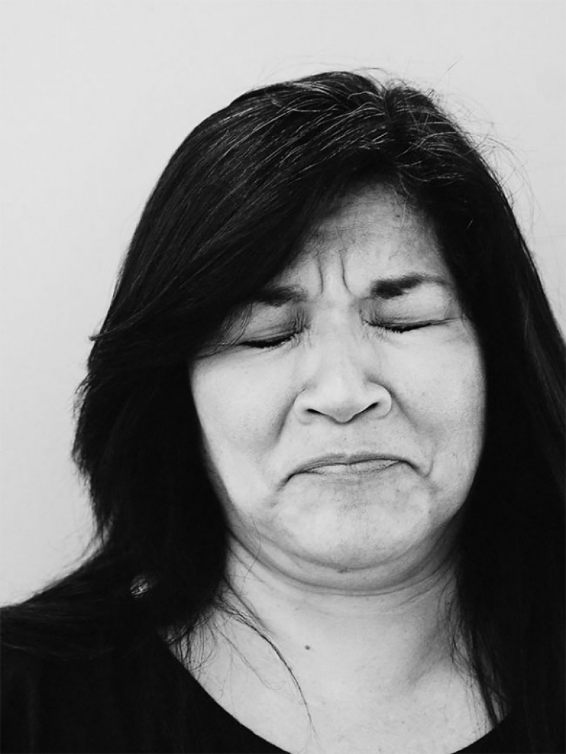 Poignant moment: portraits of people who have tried the hottest pepper in the world