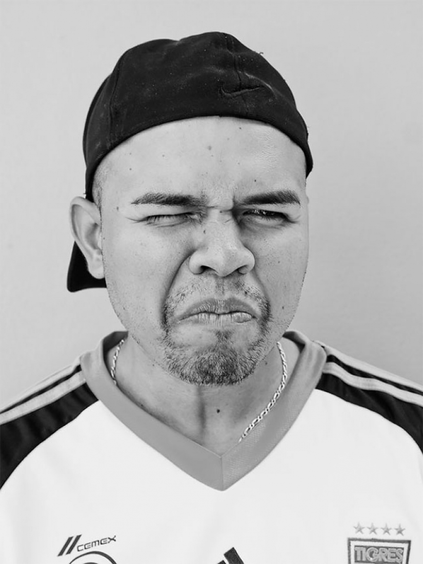 Poignant moment: portraits of people who have tried the hottest pepper in the world