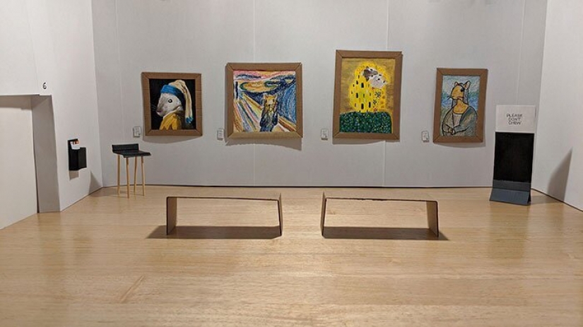 ¿Por qué en Londres abrió una pequeña galería de arte para los ratones, jerbos ¿Por qué en Londres abrió una pequeña galería de arte para los ratones, jerbos