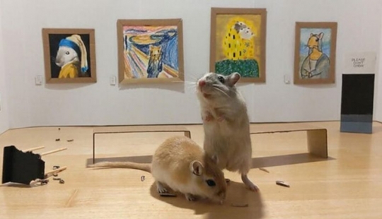 ¿Por qué en Londres abrió una pequeña galería de arte para los ratones, jerbos ¿Por qué en Londres abrió una pequeña galería de arte para los ratones, jerbos