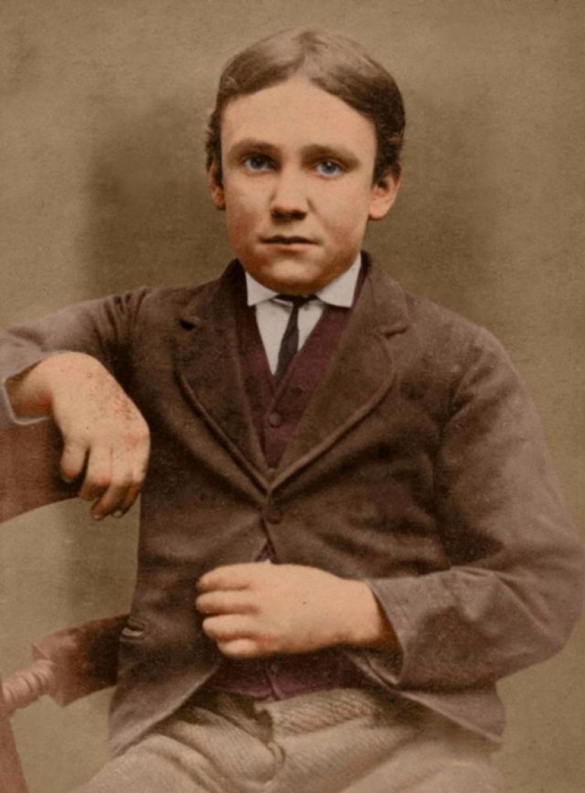 Portraits of children of the nineteenth century, sentenced to hard labor and prison for petty theft