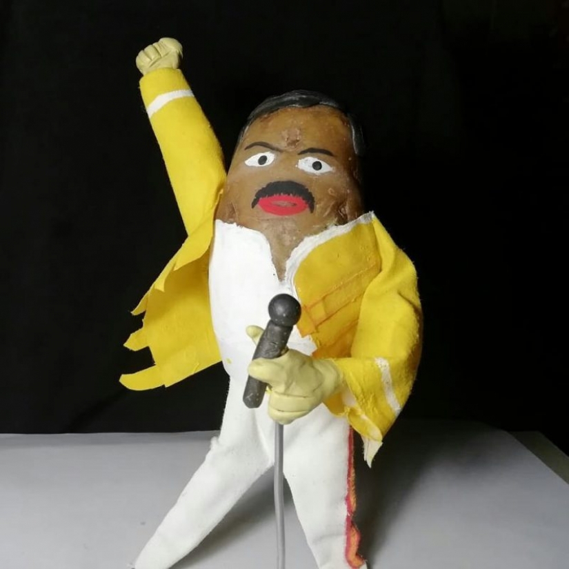 Praising a national brand, a blogger from Belarus creates masterpieces from potatoes Praising a national brand, a blogger from Belarus creates masterpieces from potatoes