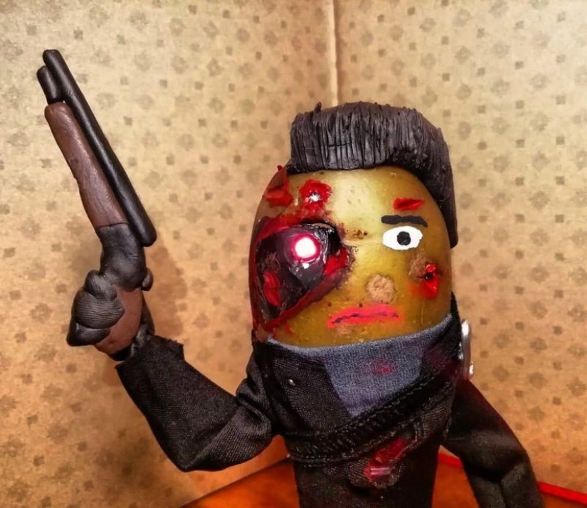 Praising a national brand, a blogger from Belarus creates masterpieces from potatoes Praising a national brand, a blogger from Belarus creates masterpieces from potatoes