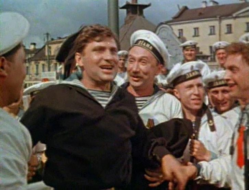 Primer papel en una película favorita Soviética actores