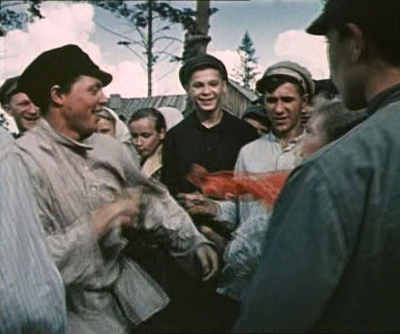 Primer papel en una película favorita Soviética actores