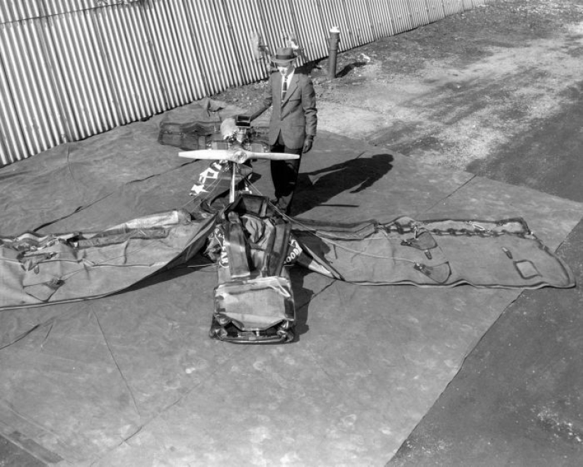 Real inflatable plane that was created during the Second world war