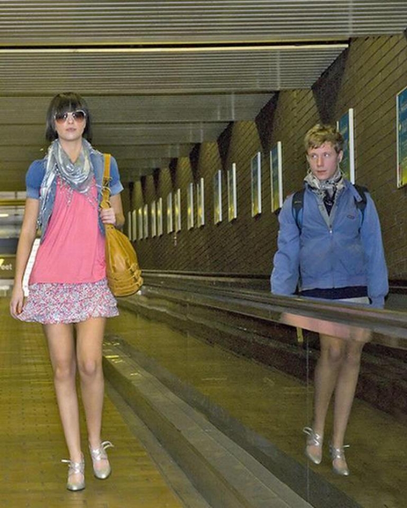 Reflections in the subject and not very