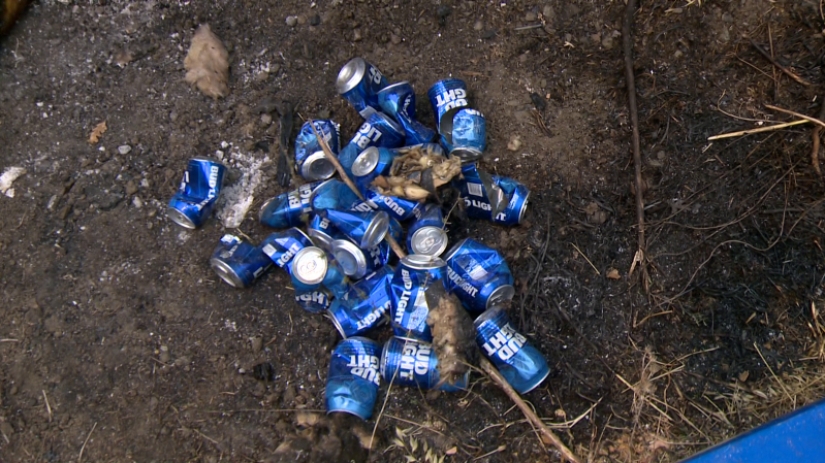 Resourceful American put out a fire with beer and saved your home and business