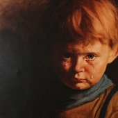 Revenge of the "Crying boy": hunted by the picture-the arsonist