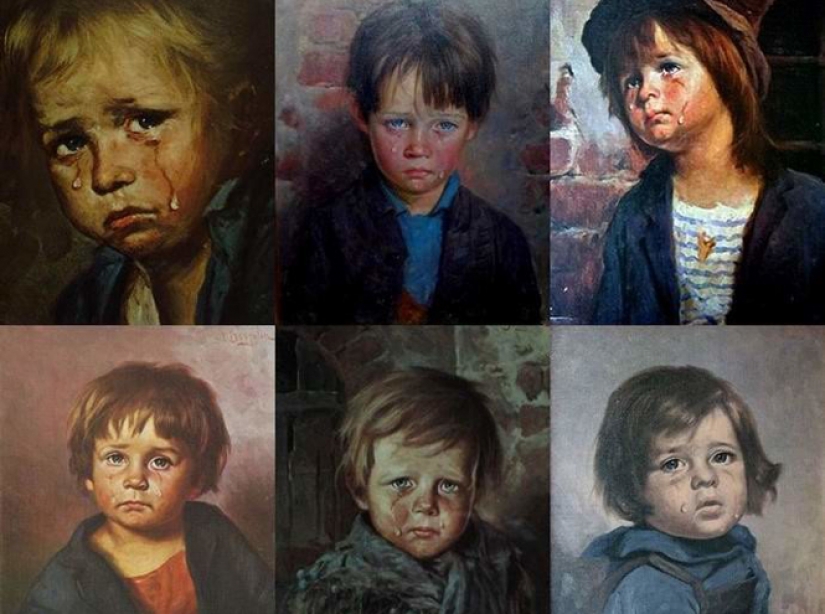 Revenge of the "Crying boy": hunted by the picture-the arsonist