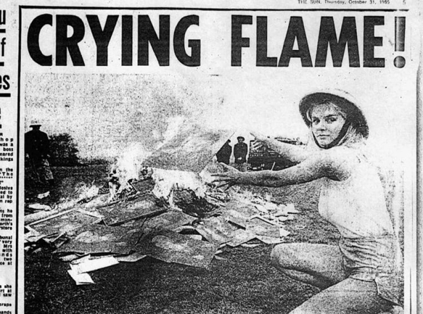 Revenge of the "Crying boy": hunted by the picture-the arsonist