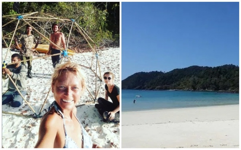 Robinsons quarantined: British woman and her comrades stuck during a pandemic on a wild island