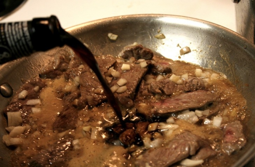 Rules of cooking with alcohol