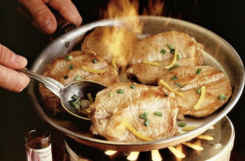 Rules of cooking with alcohol