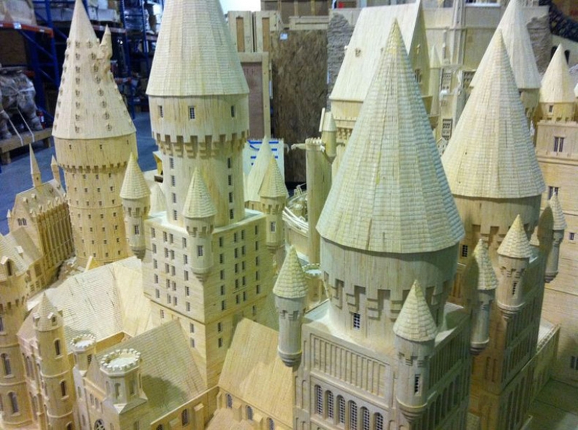 Sculptures from matches