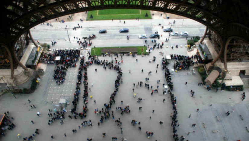 Se parece a París desde la torre Eiffel