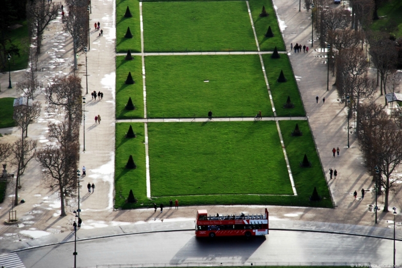 Se parece a París desde la torre Eiffel