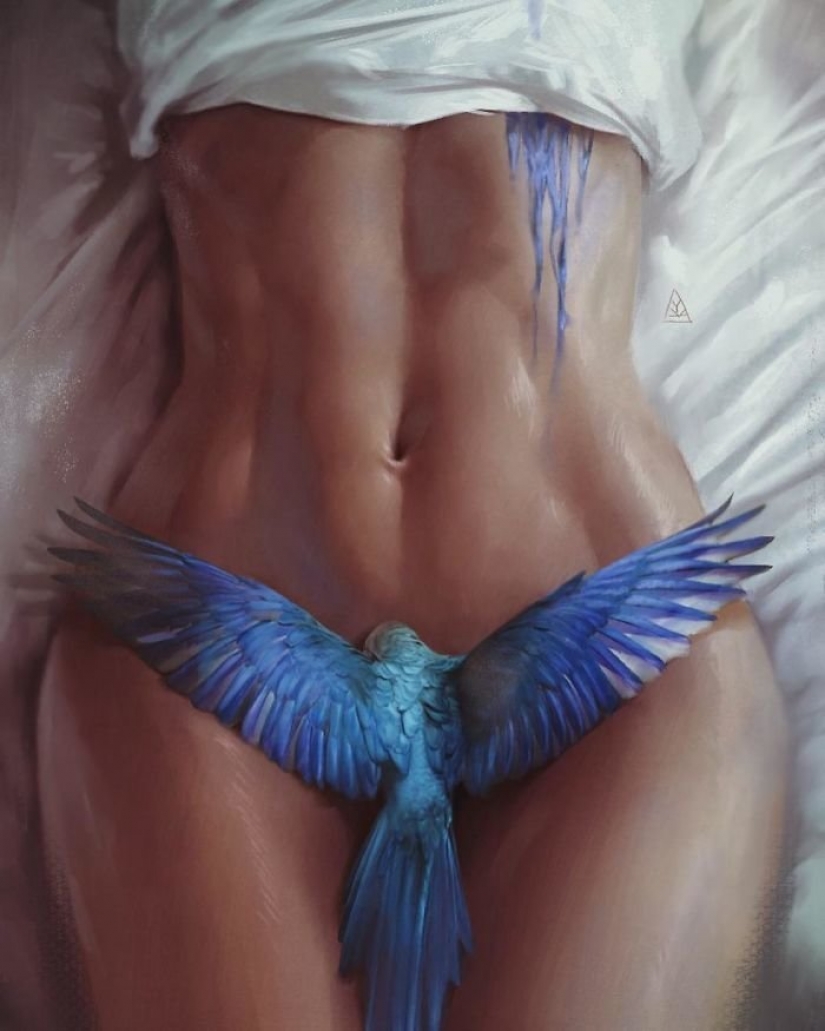 Sensual illustrations about women Ikata Aydogdu