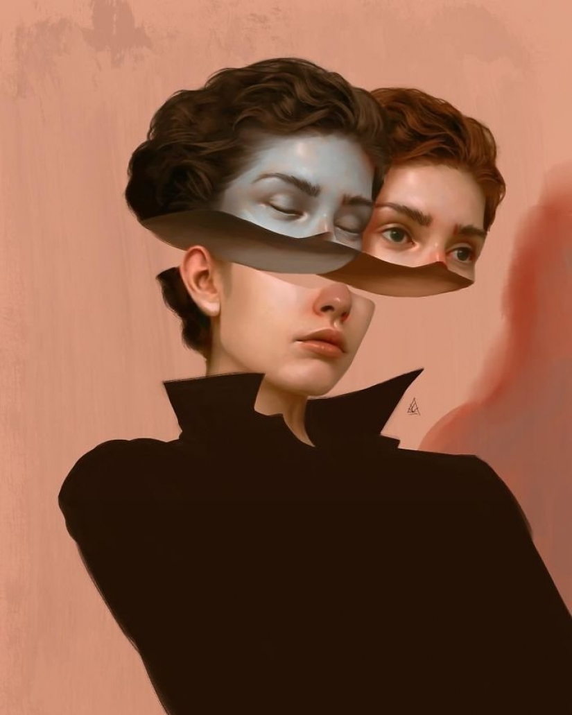 Sensual illustrations about women Ikata Aydogdu