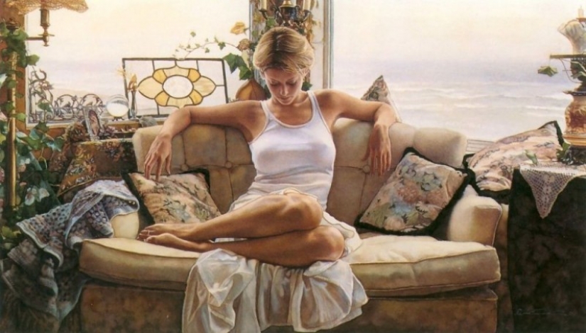 Sensuous watercolors of Steve Hanks Sensuous watercolors of Steve Hanks