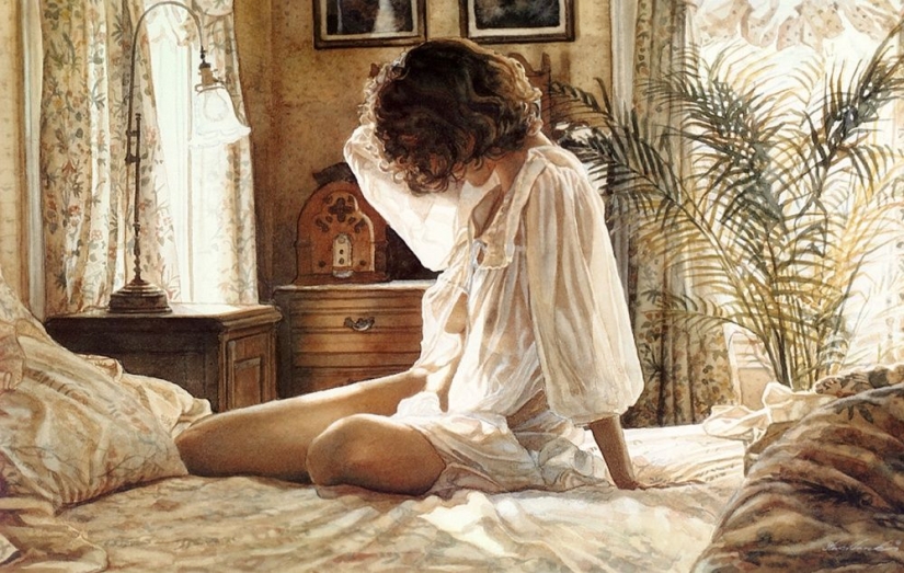 Sensuous watercolors of Steve Hanks Sensuous watercolors of Steve Hanks
